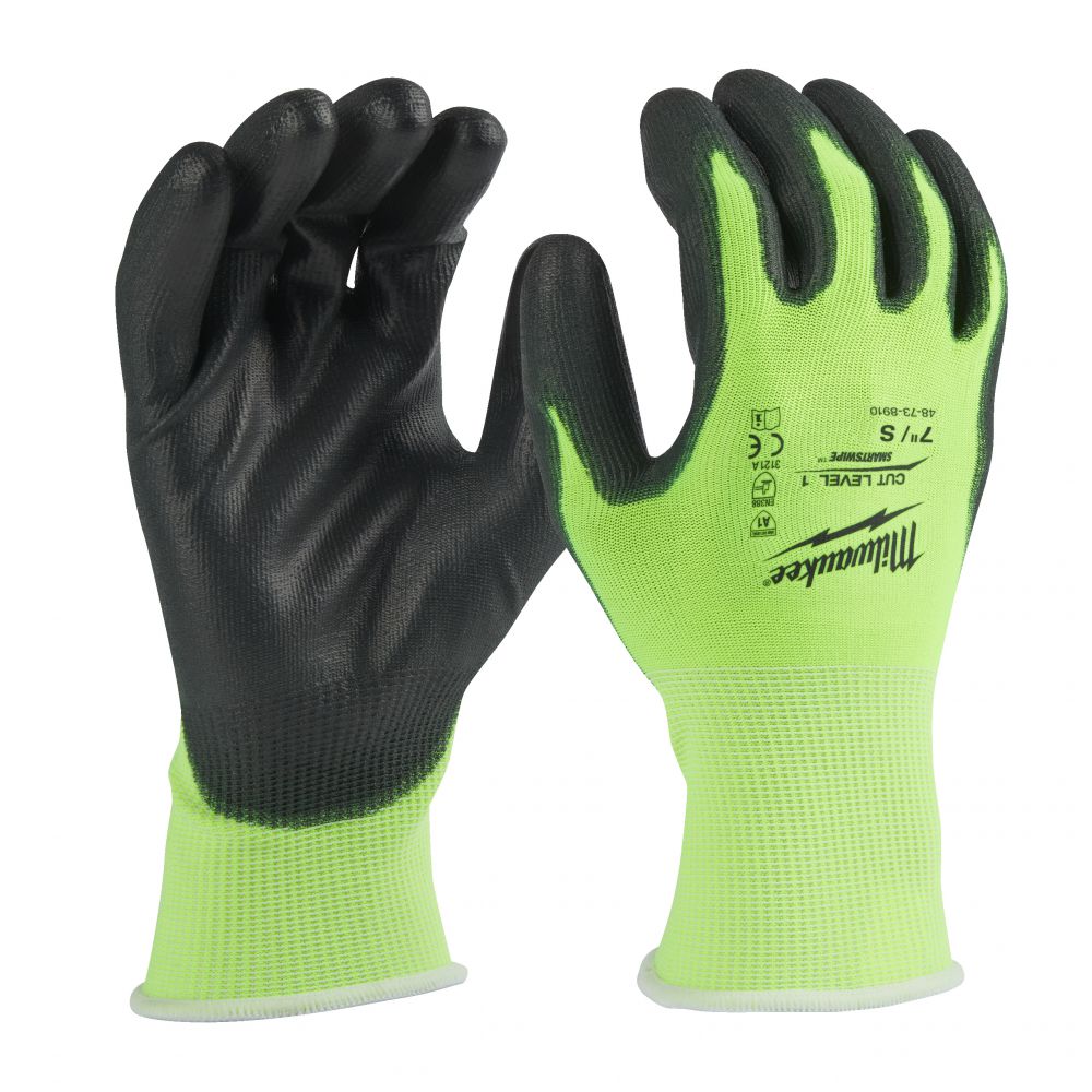 Hi-Vis Schnittschutzhandschuhe Klasse 1/A 
